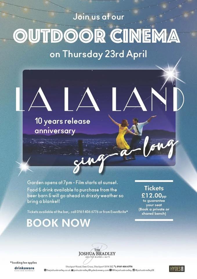 Outdoor Cinema - Celebrating 10 years of La la Land