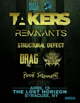 TAKERS & REMNANTS — No Place Like Home Tour 2026 + MORE