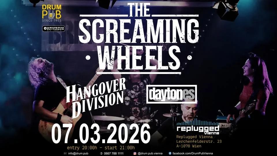 The Screaming Wheels & Hangover Division & Daytones - in Vienna