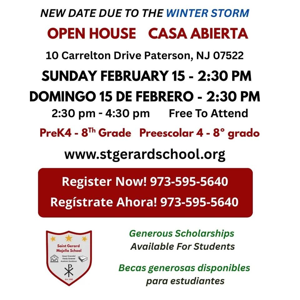 Open House - Rescheduled from 1-25-26