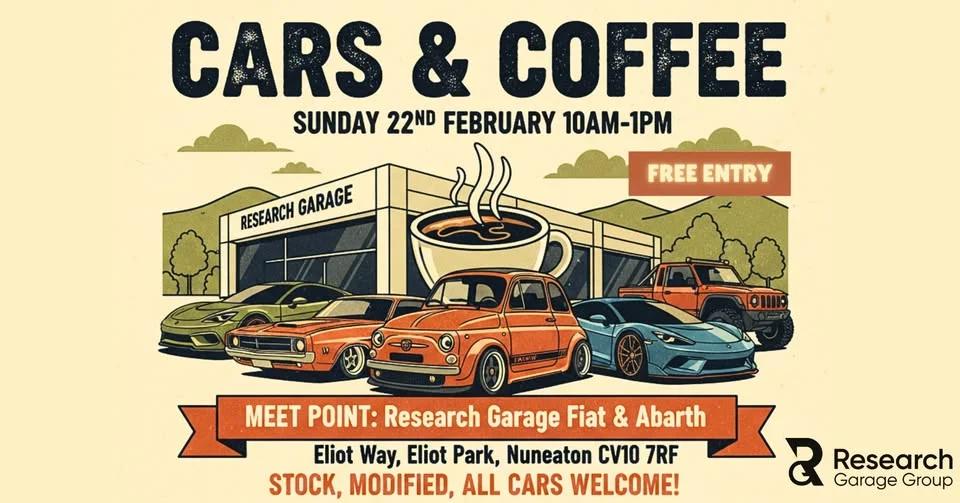 Cars & Coffee At Research Garage
