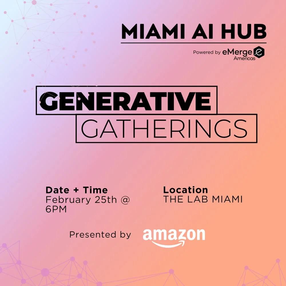 Miami AI Hub - Generative Gatherings with Amazon