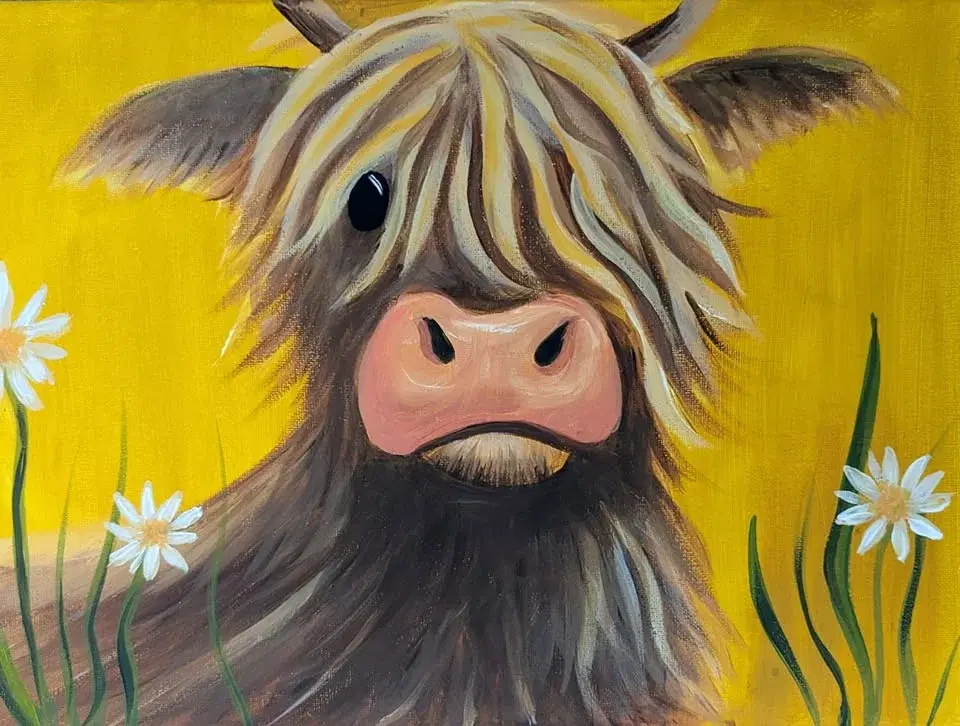 Sip & Paint "Daisy Moo"