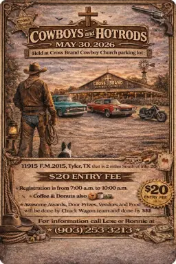 Cowboys and Hotrods Car Show