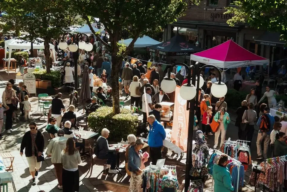 Gjenbruksdag i sentrum av Asker Søndag 10.mai