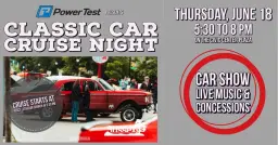 Classic Car Cruise Night Presented by PowerTest
