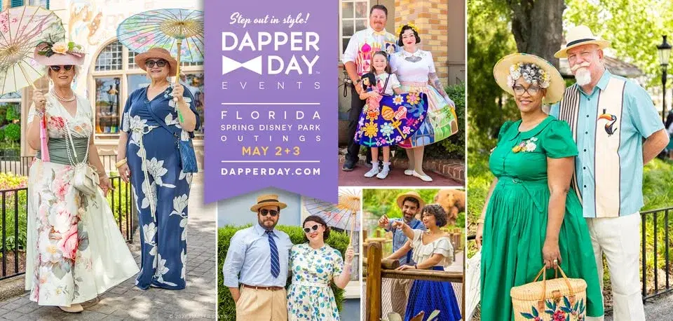 Dapper Day® Spring Outing to WDW FL 2026