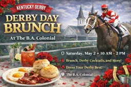 DERBY DAY BRUNCH AT THE B.A. COLONIAL