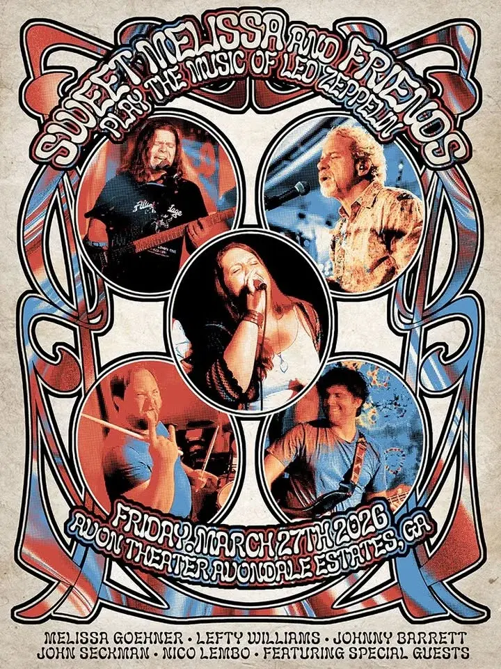 Sweet Melissa & Friends celebrate Led Zeppelin