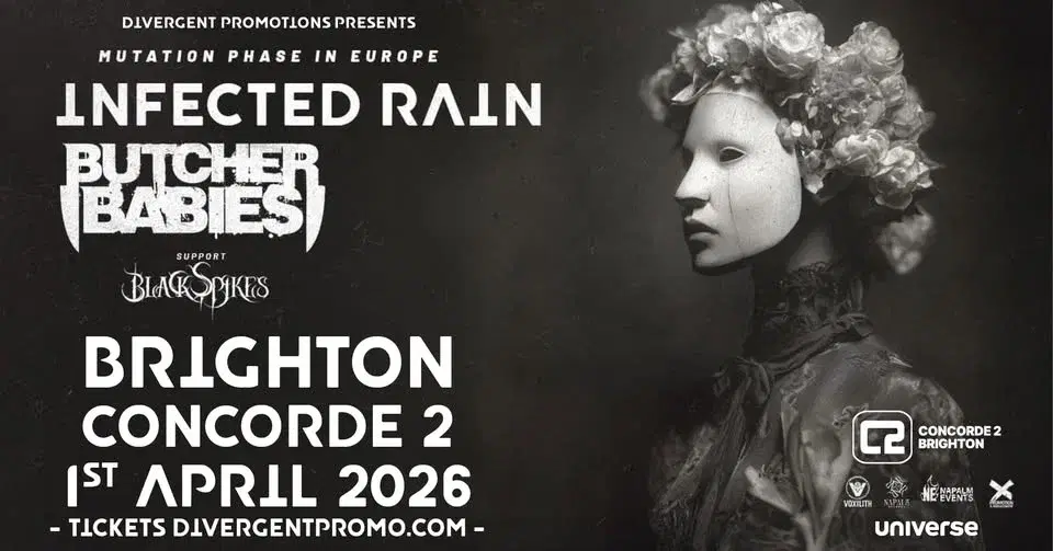 Infected Rain + Butcher Babies at Concorde 2, Brighton