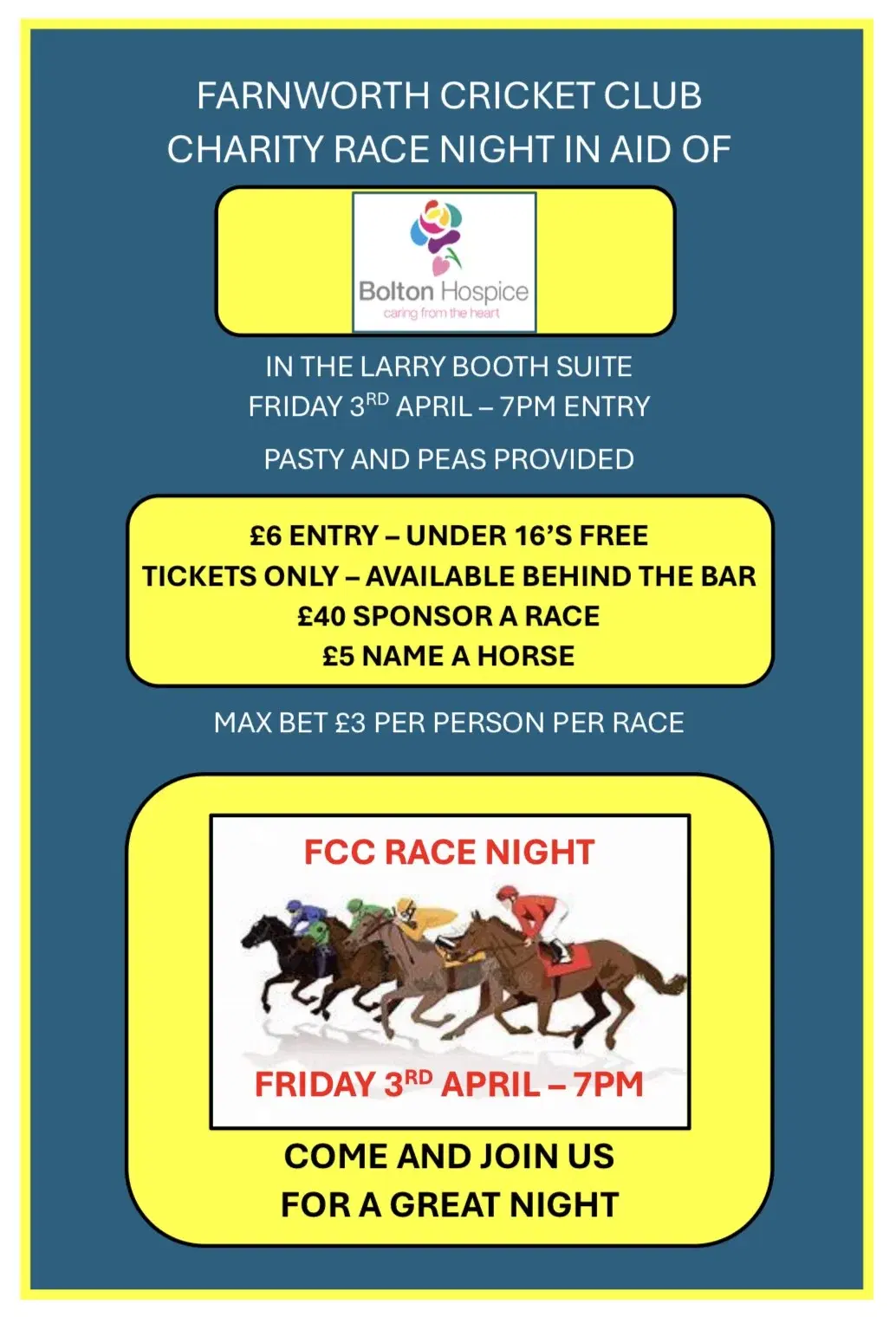 Charity Race Night - Good Friday