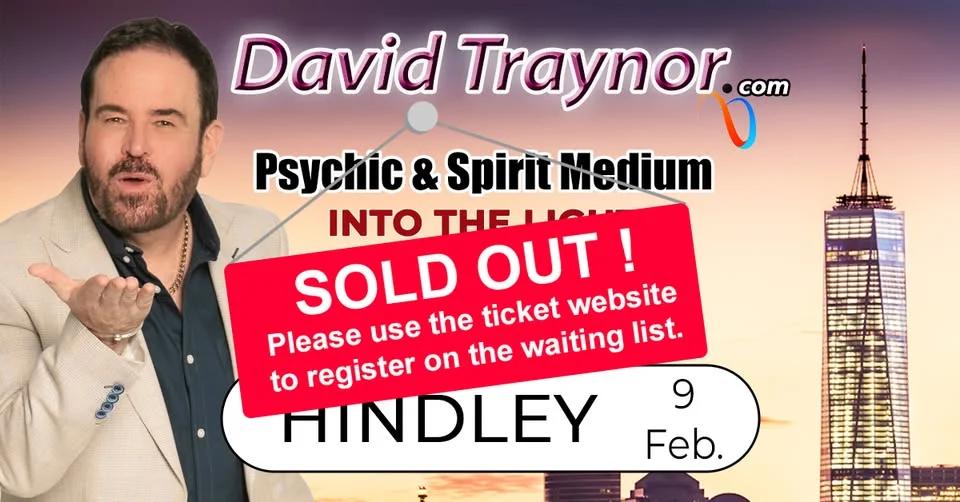 A fun evening of mediumship & psychic art in Hindley, Wigan with David Traynor.
