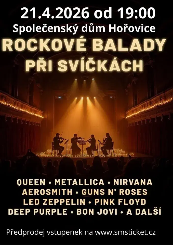 Rockové balady při svíčkách