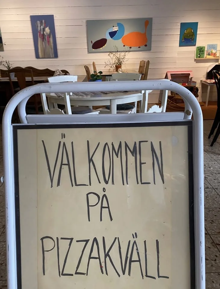 Pizzakväll på bageriet