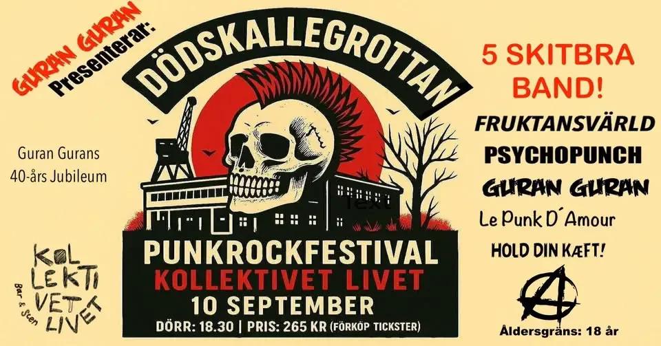 Dödskallegrottan! Punkfestival på Kollektivet Livet