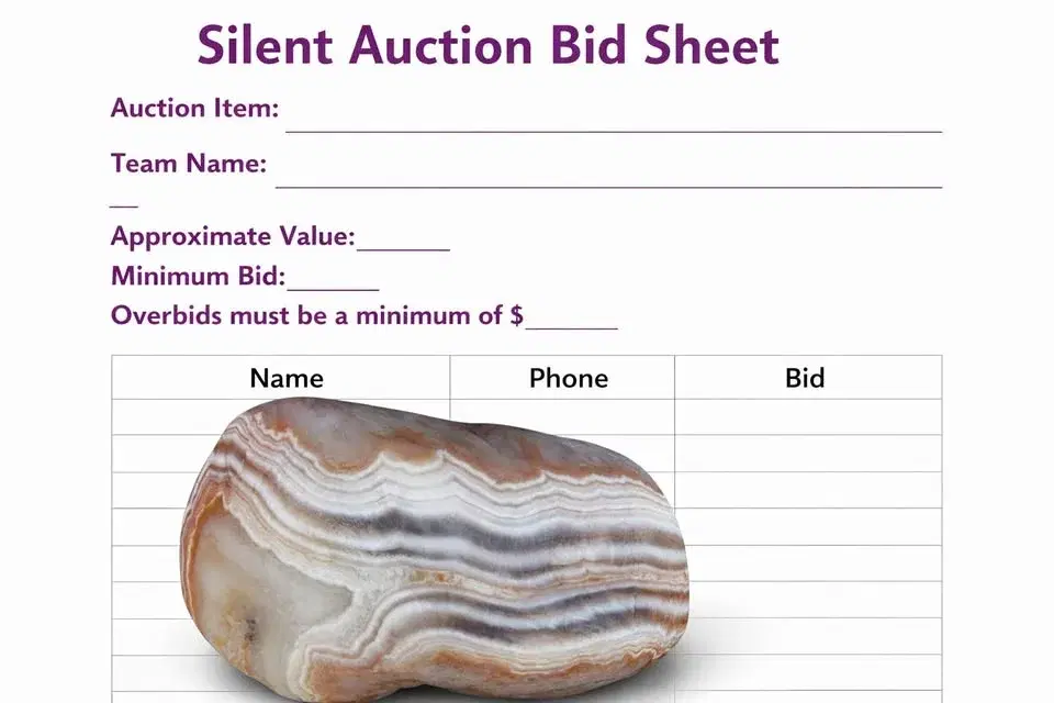 Silent Auction - CMGC General Meeting