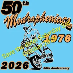 Modrapheniacs Scooter Club 50th Anniversary