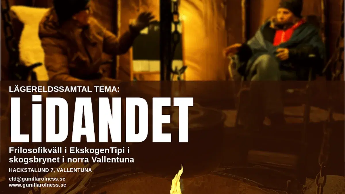 Varmprat & matlagning kring lägerelden - tema Lidandet