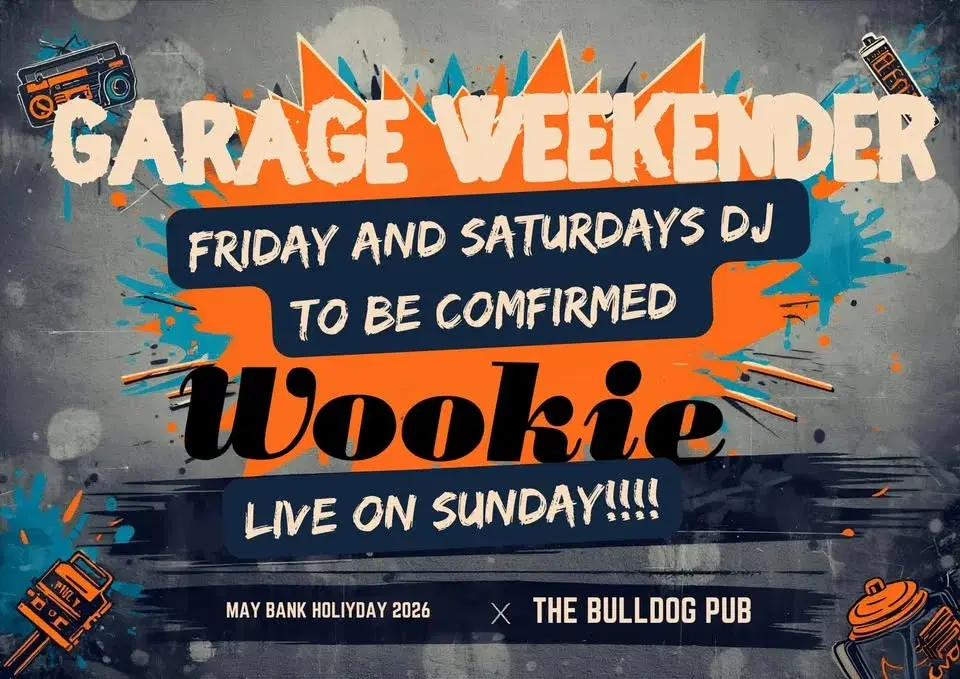 GARAGE WEEKENDER 1st -3rd May 2026
