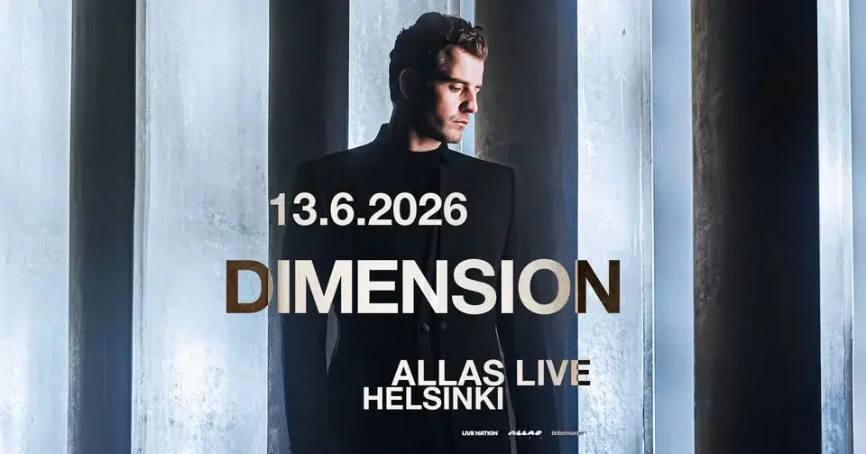 Dimension (UK), Allas Live, Helsinki 13.6.2026
