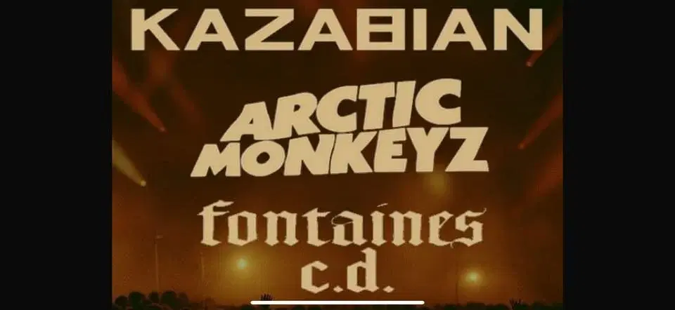 Tribute Triple Header - Kazabian/Arctic Monkeyz/Fontaines C.D