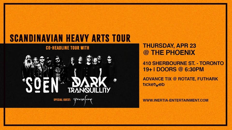 Dark Tranquillity, SOEN & Persefone