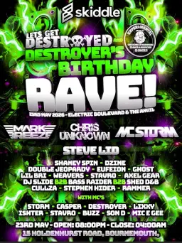 Let's Get Destroyed and Experimental- Destroyer's Birthday Bash.