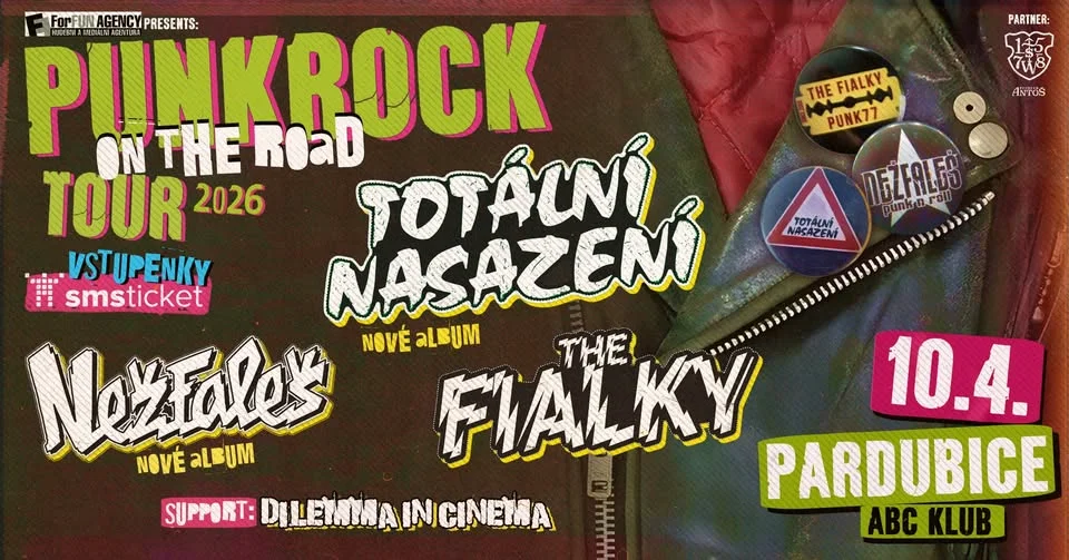 TOTÁLNÍ NASAZENÍ / THE FIALKY / NEŽFALEŠ – PUNKROCK ON THE ROAD / PARDUBICE
