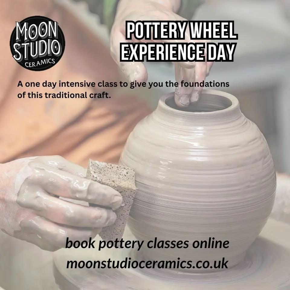 Pottery Wheel Experience Day - learn to throw
