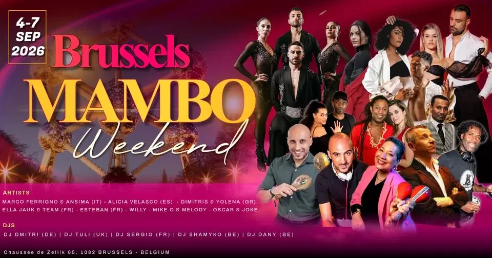 𝐁𝐫𝐮𝐬𝐬𝐞𝐥𝐬 𝐌𝐚𝐦b𝐨 S𝐚𝐥𝐬𝐚 W𝐞𝐞k𝐞𝐧d 2026 - (𝐎𝐟𝐟𝐢𝐜𝐢𝐞𝐥 𝐄v𝐞𝐧t)