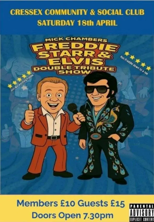 Freddie Starr Comedy Night & Elvis Tribute