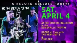 Bim Skala Bim vinyl release party for Best Of Bim v2 w/ New Limits and Pink Slip