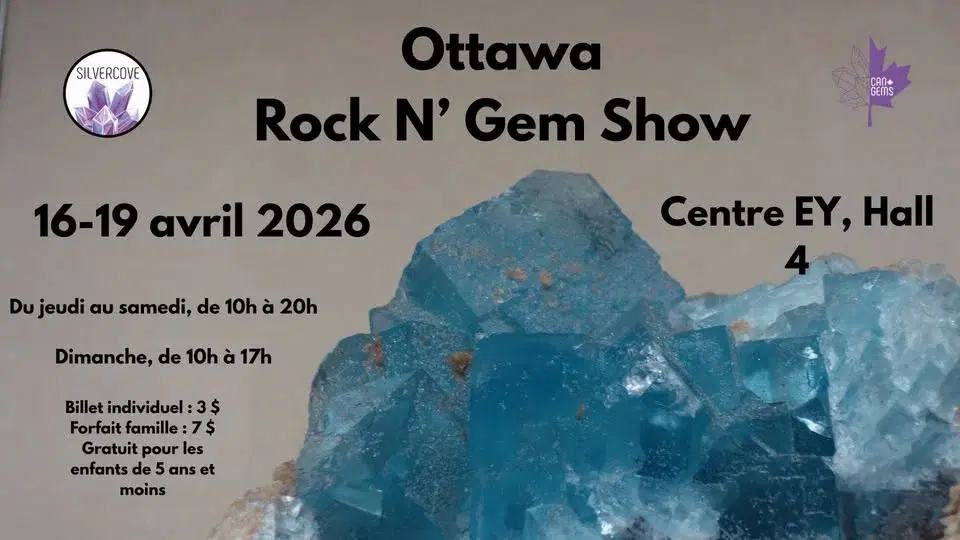 Salon des Roches et Gemmes d’Ottawa