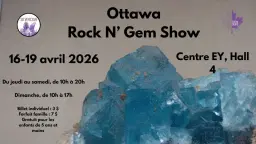 Salon des Roches et Gemmes d’Ottawa