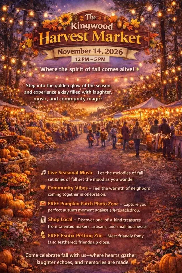 The Kingwood Harvest Market 2026
