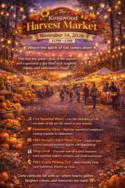 The Kingwood Harvest Market 2026