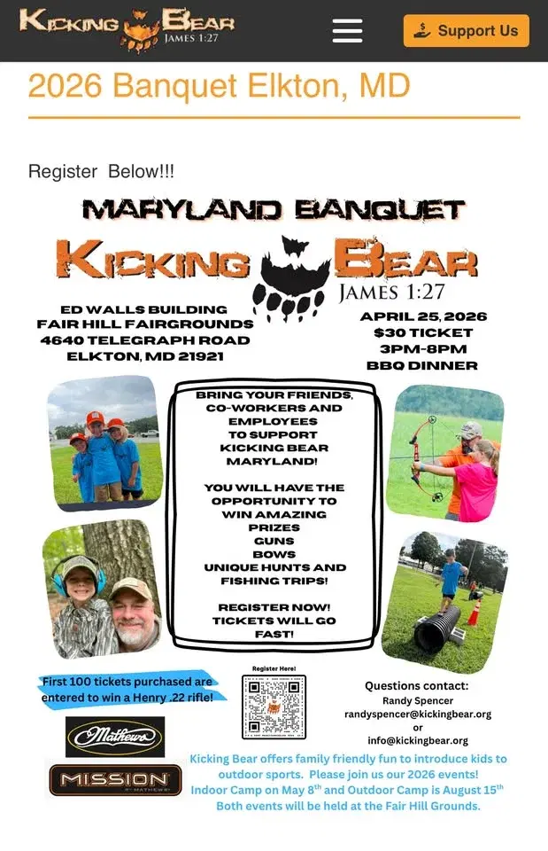 Kicking Bear Sportsman Banquet