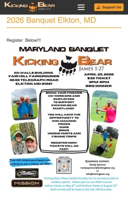 Kicking Bear Sportsman Banquet