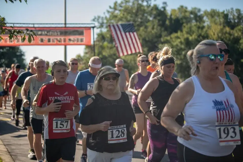 Evansville Labor Day Run 5k, 10k, 15k