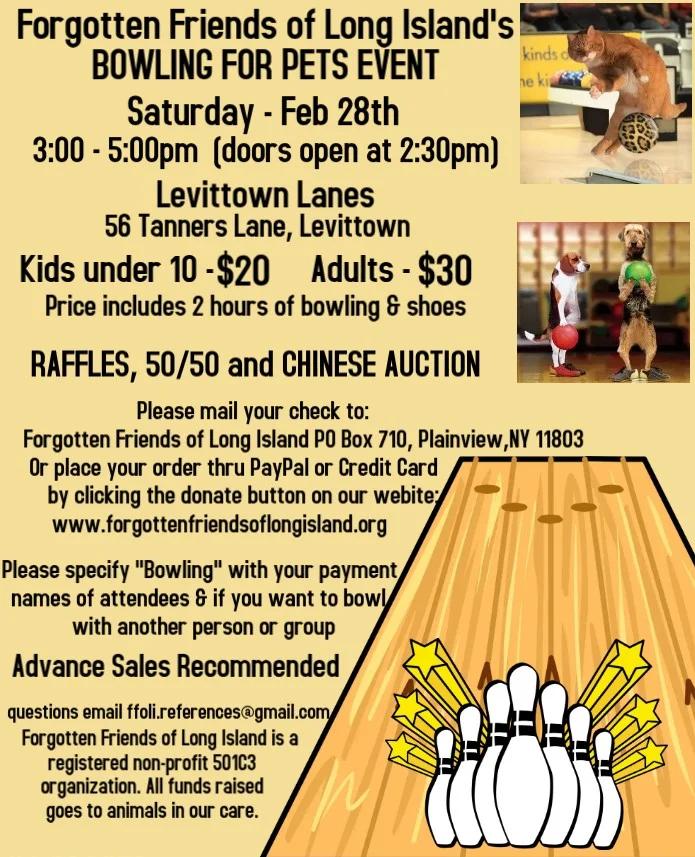 FFOLI Bowling For Pets Event