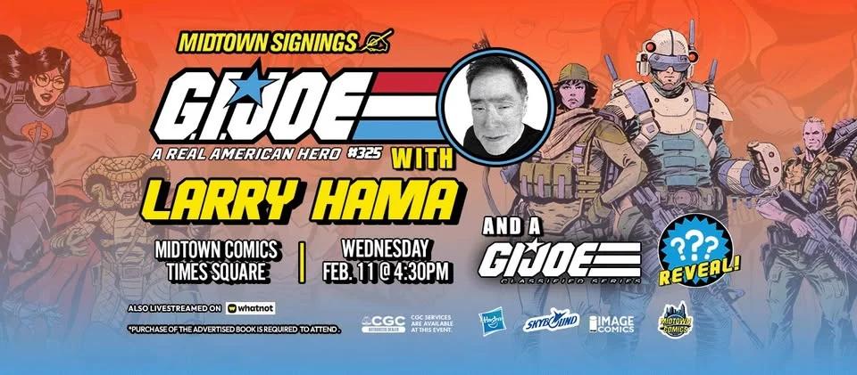 GI JOE Signing with Larry Hama!