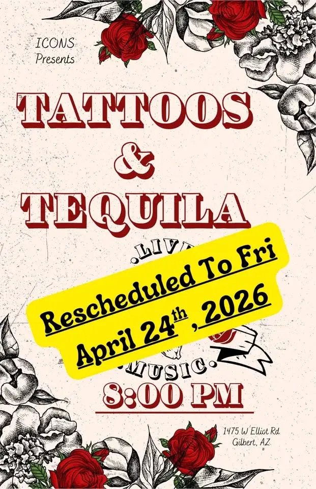 ✨Tattoos & Tequila @ Icons✨