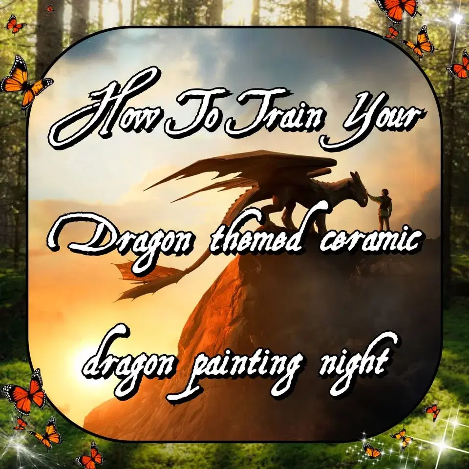 Ceramic Dragon Painting/Movie night!