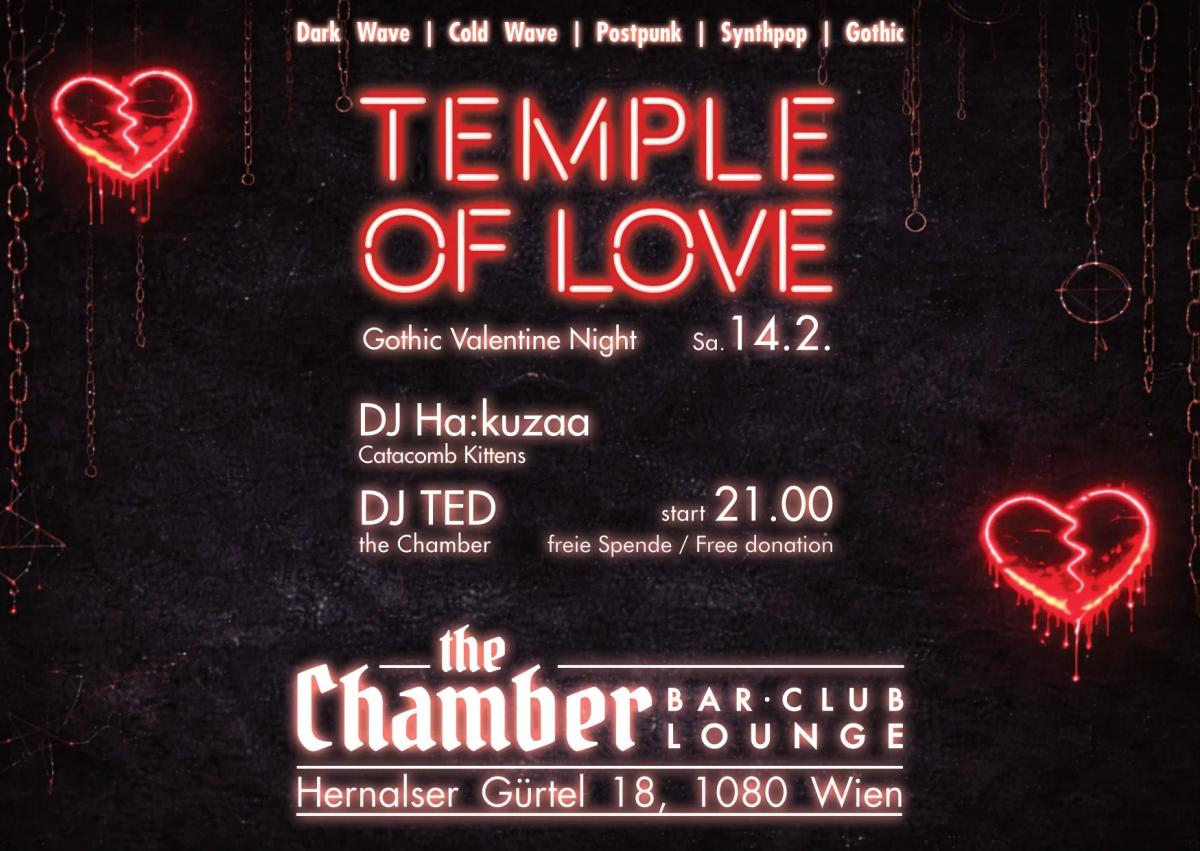 TEMPLE OF LOVE - Gothic Valentine Night