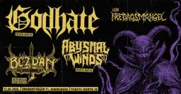 Godhate + Bezdan + Abysmal Winds Live @Klubb Fredagsmangel