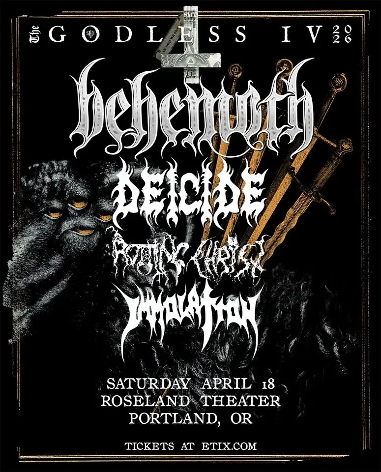 Behemoth: The Godless IV 2026 - Roseland Theater - Portland, OR