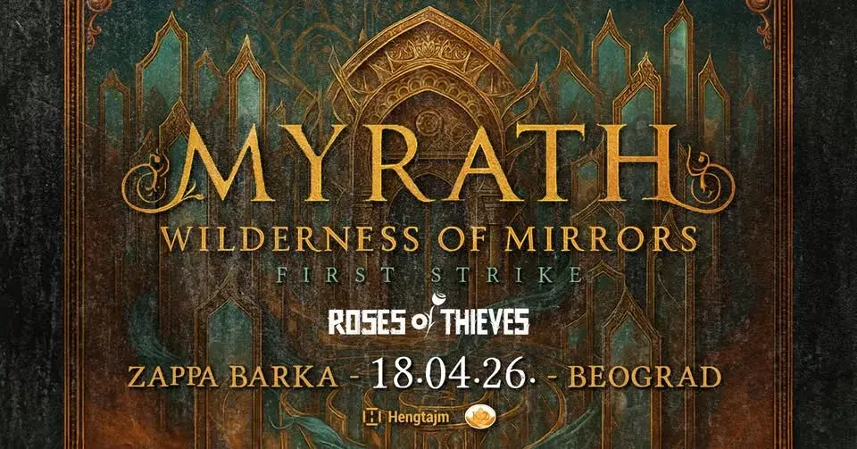 Orijentalni progresiv metalci MYRATH premijerno u Srbiji! Gosti: Roses Of Thieves!