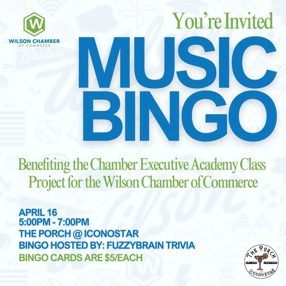 Music Bingo at The Porch - Chamber Executive Academy