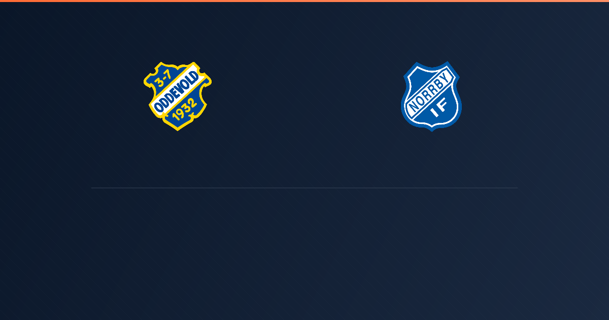 Oddevold vs Norrby