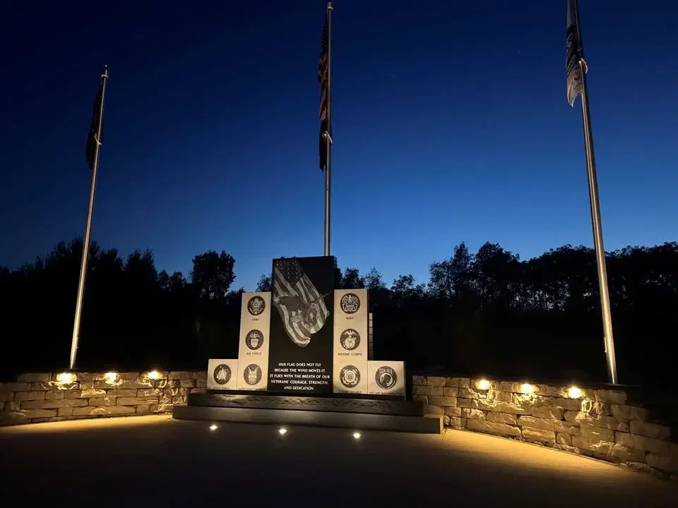 Veterans Memorial at Settlers Park Dedication Ceremony